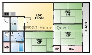 ドリーム松村の物件間取画像